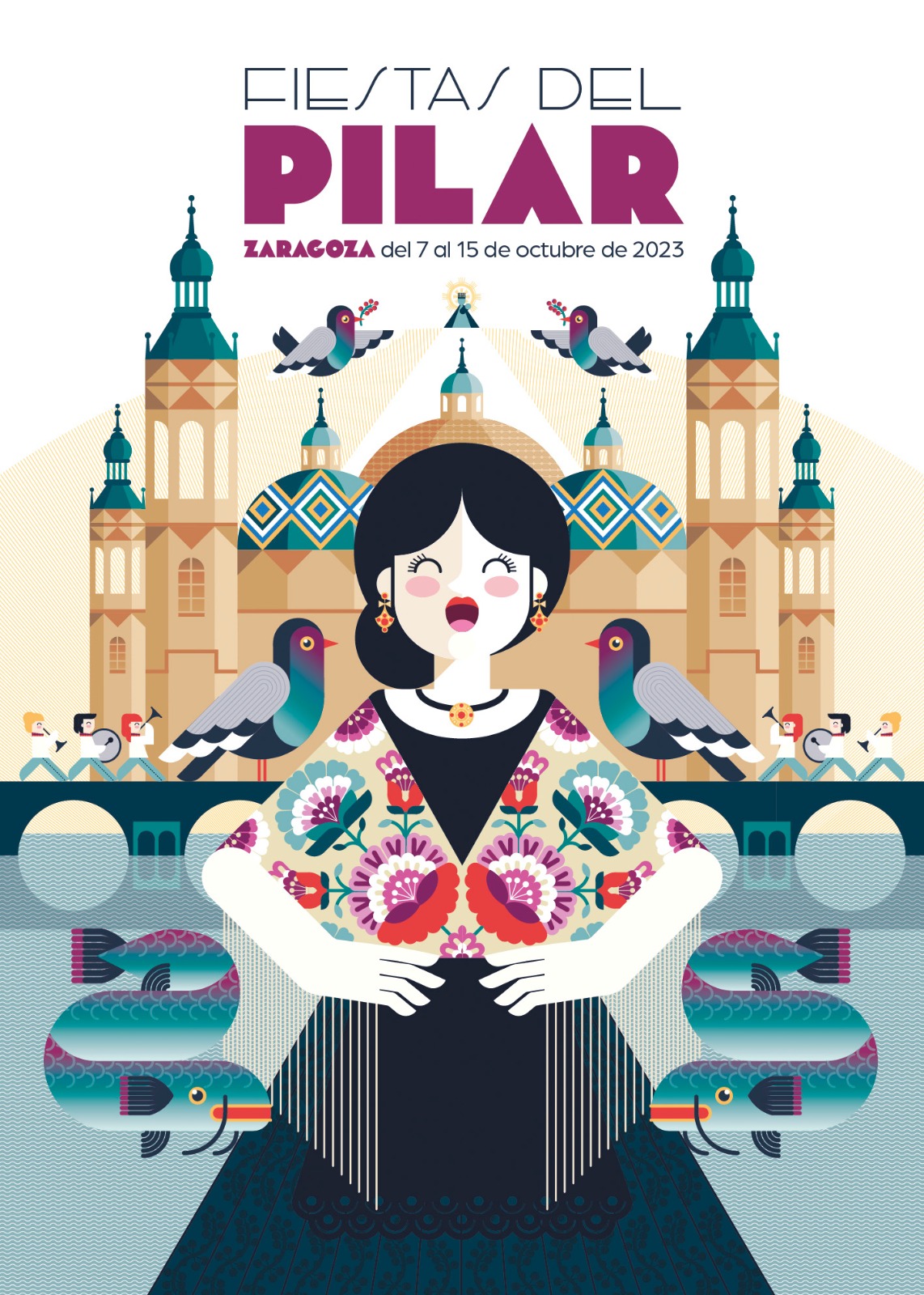 Fiesta patronales en honor de Nuestra Señora del Pilar 2023 Zaragoza